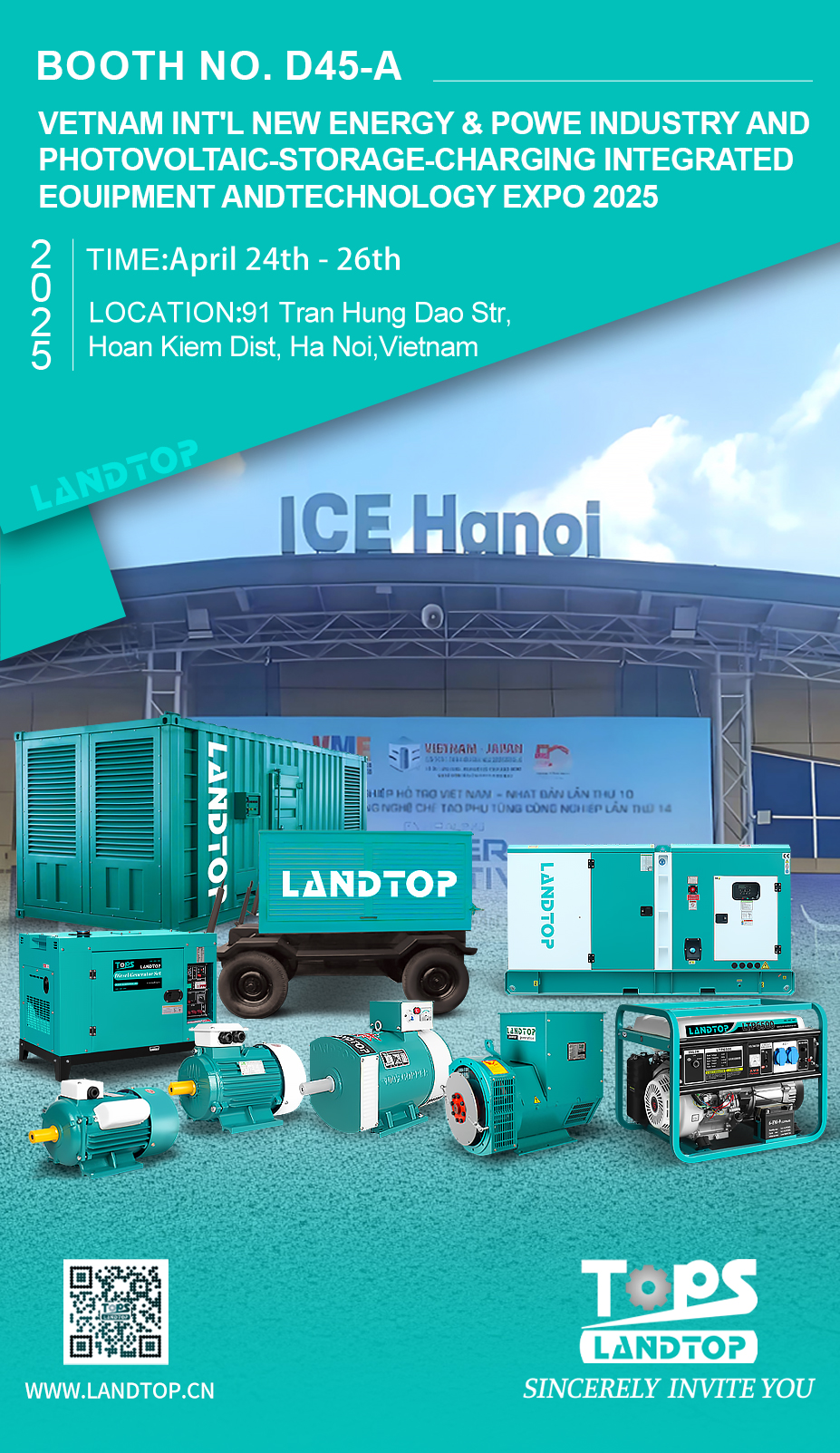 LANDTOP Invitation to Vietnam Energy Expo 2025