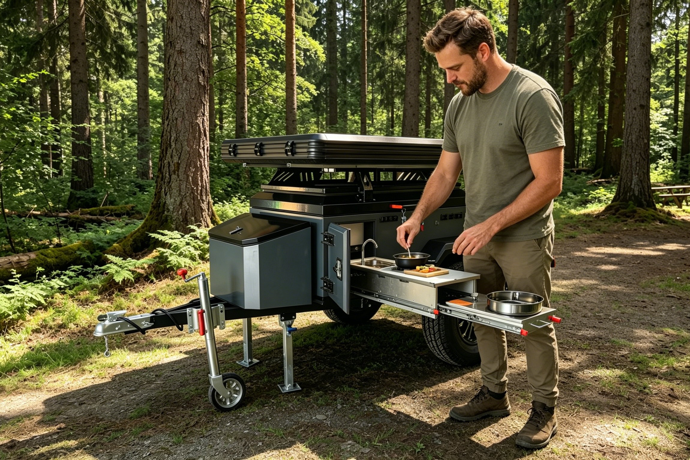 Use cases of functional off-road trailers