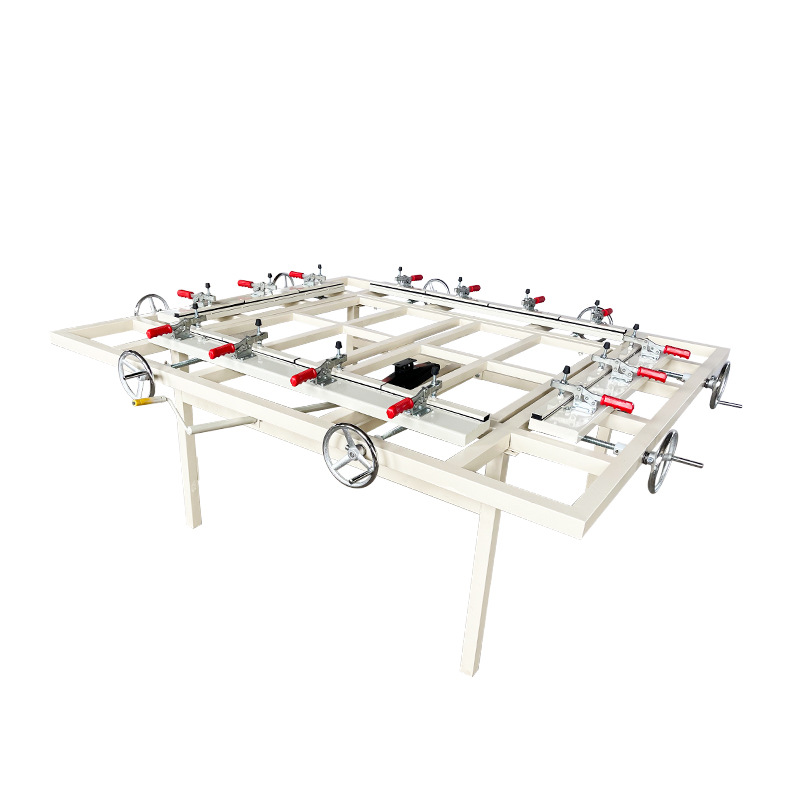 manual screen stretching machine