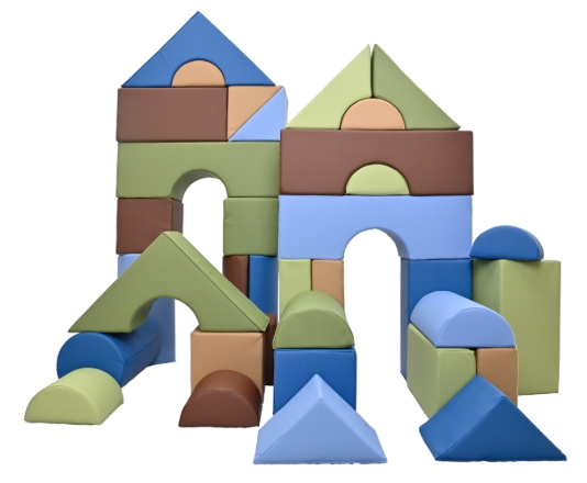 coloful eva foam building block