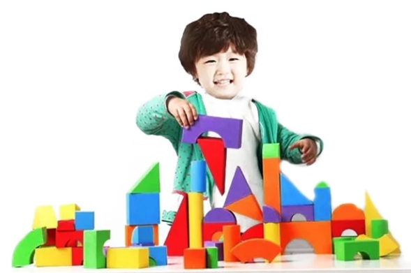 coloful eva foam building block