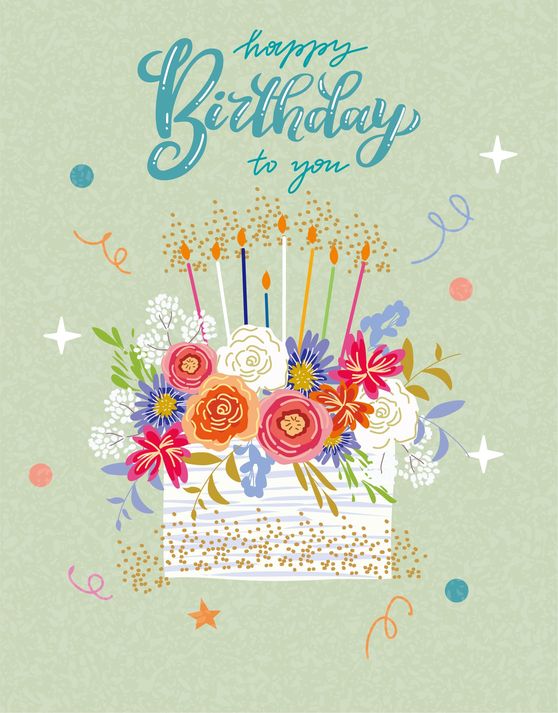 party cake graphic