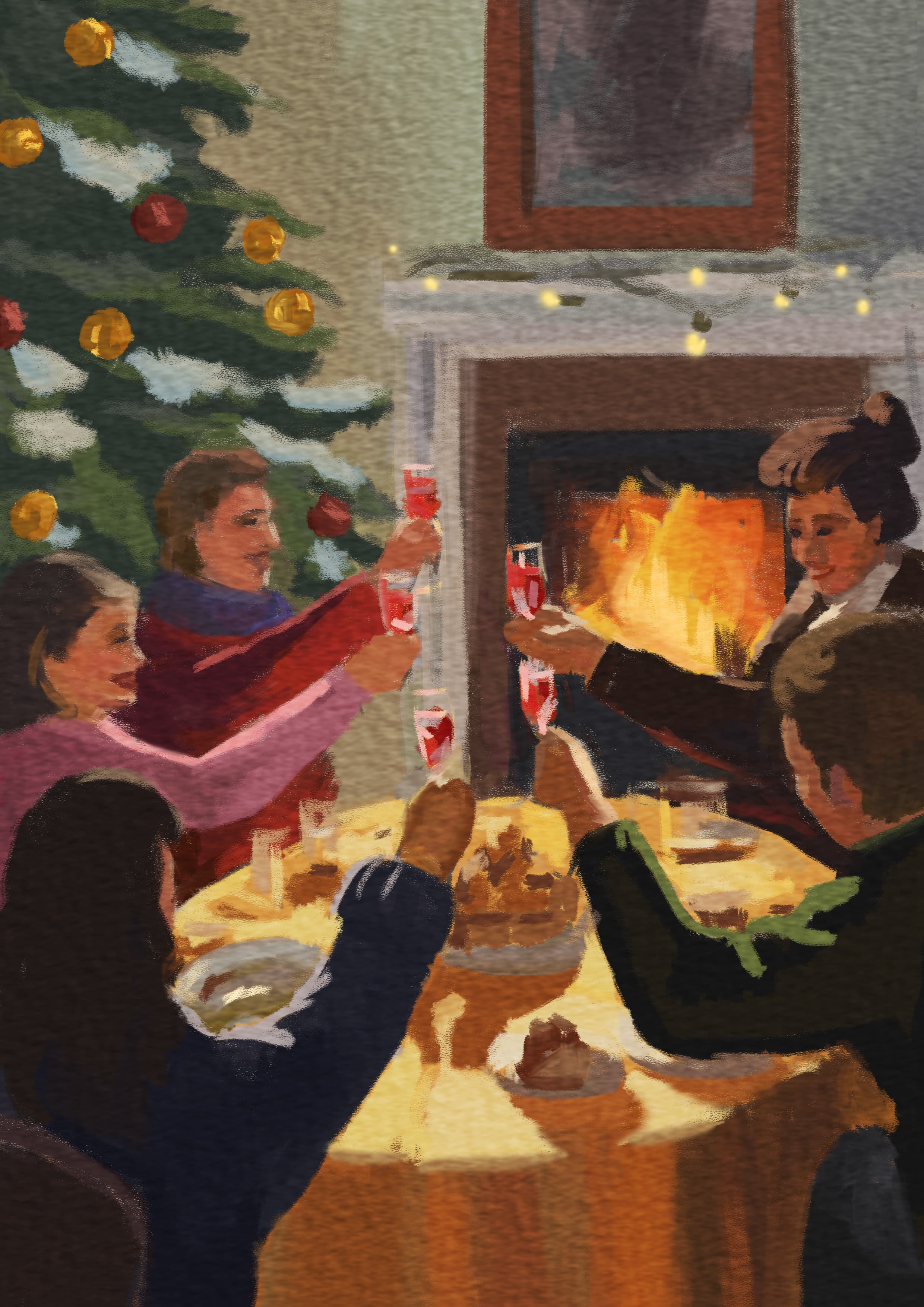 christmas family gathering