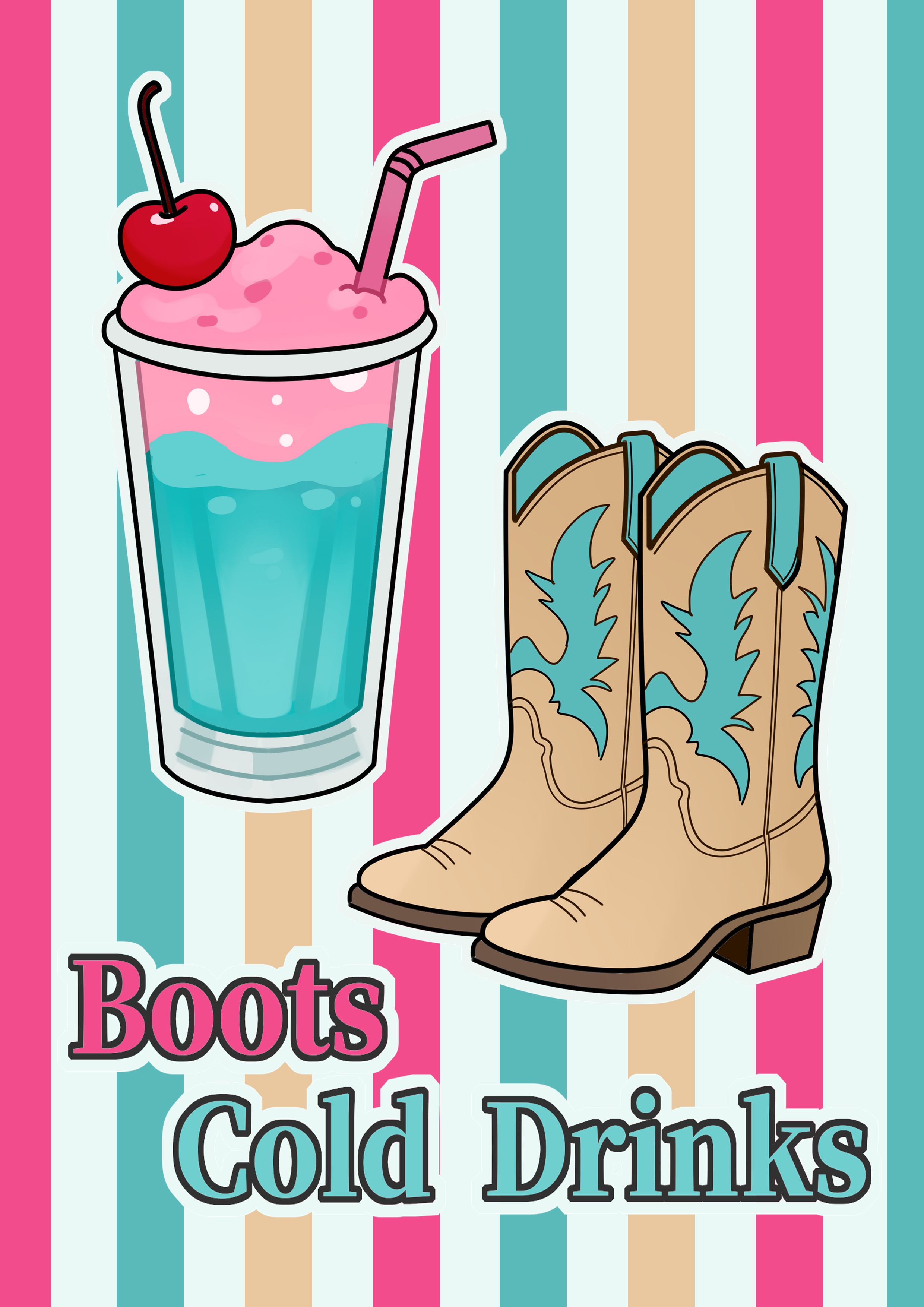 boots and cold drinks