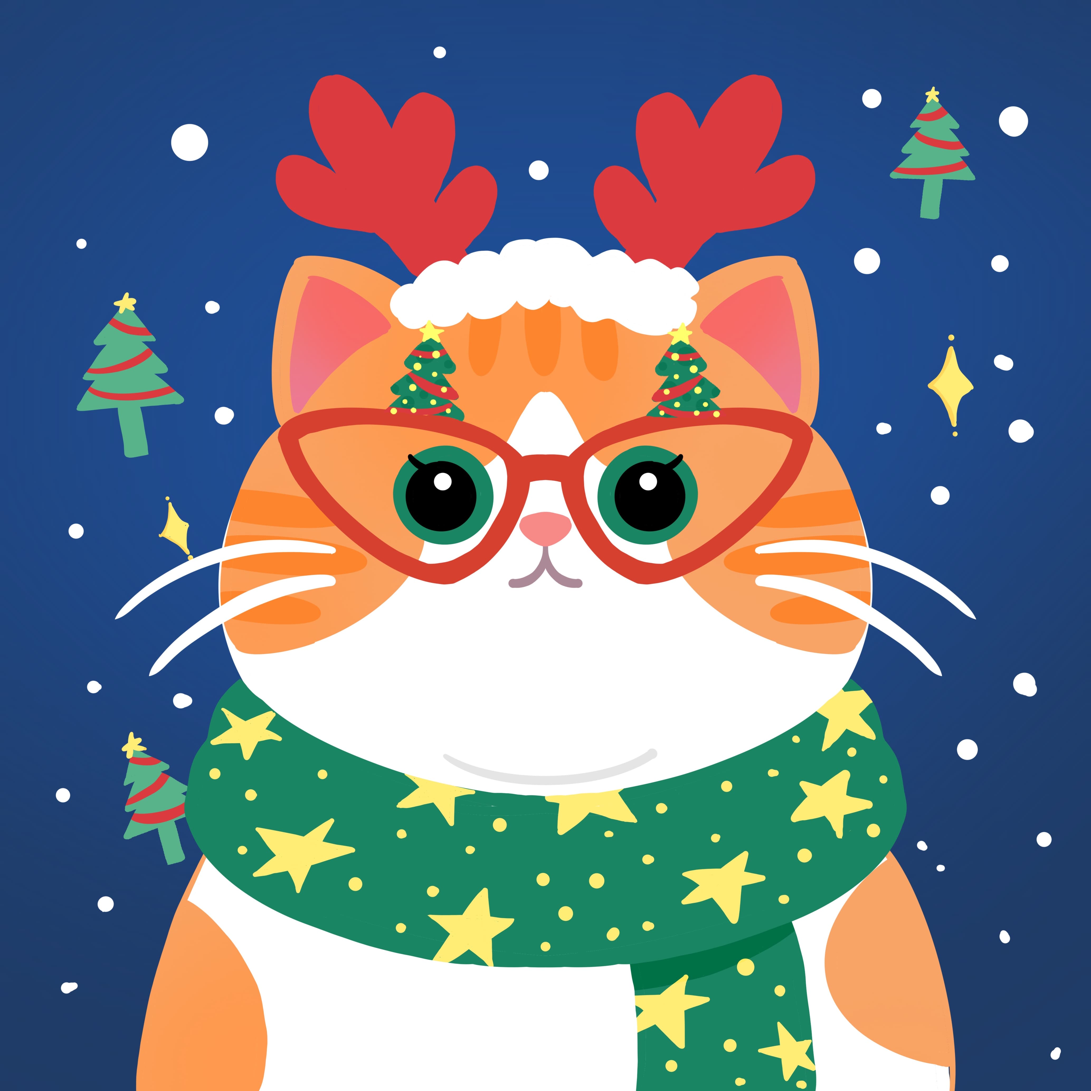 christmas cat