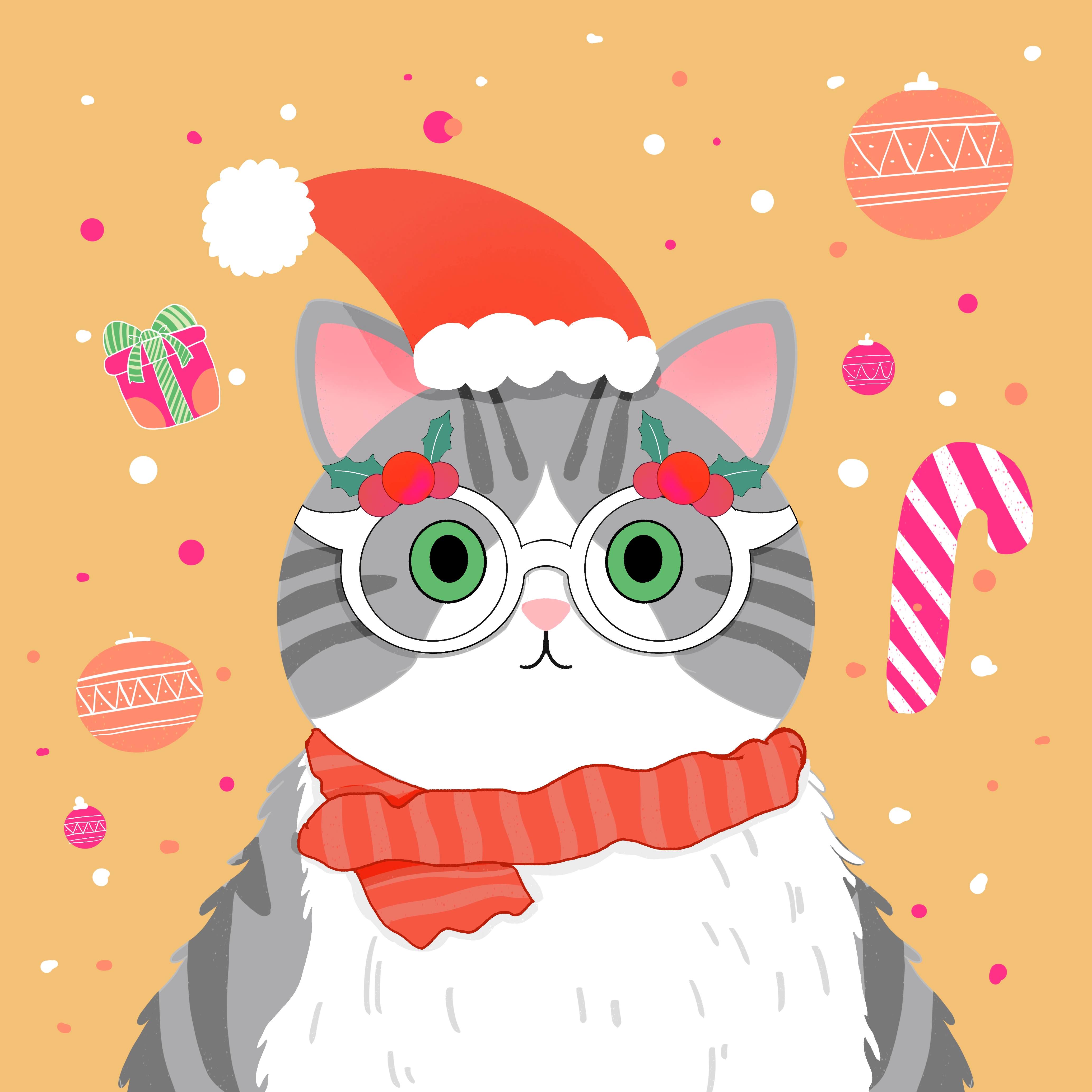 christmas cat