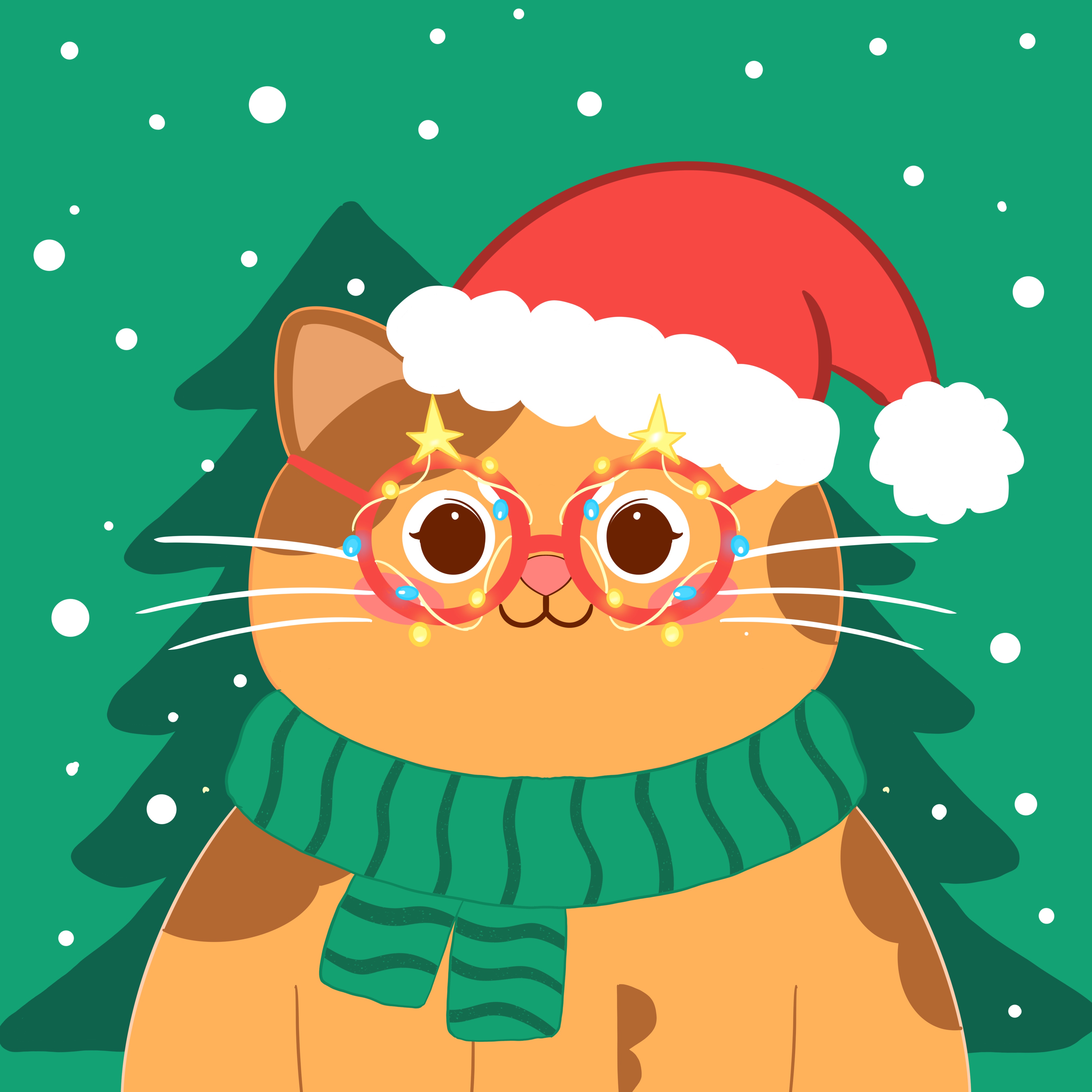 christmas cat