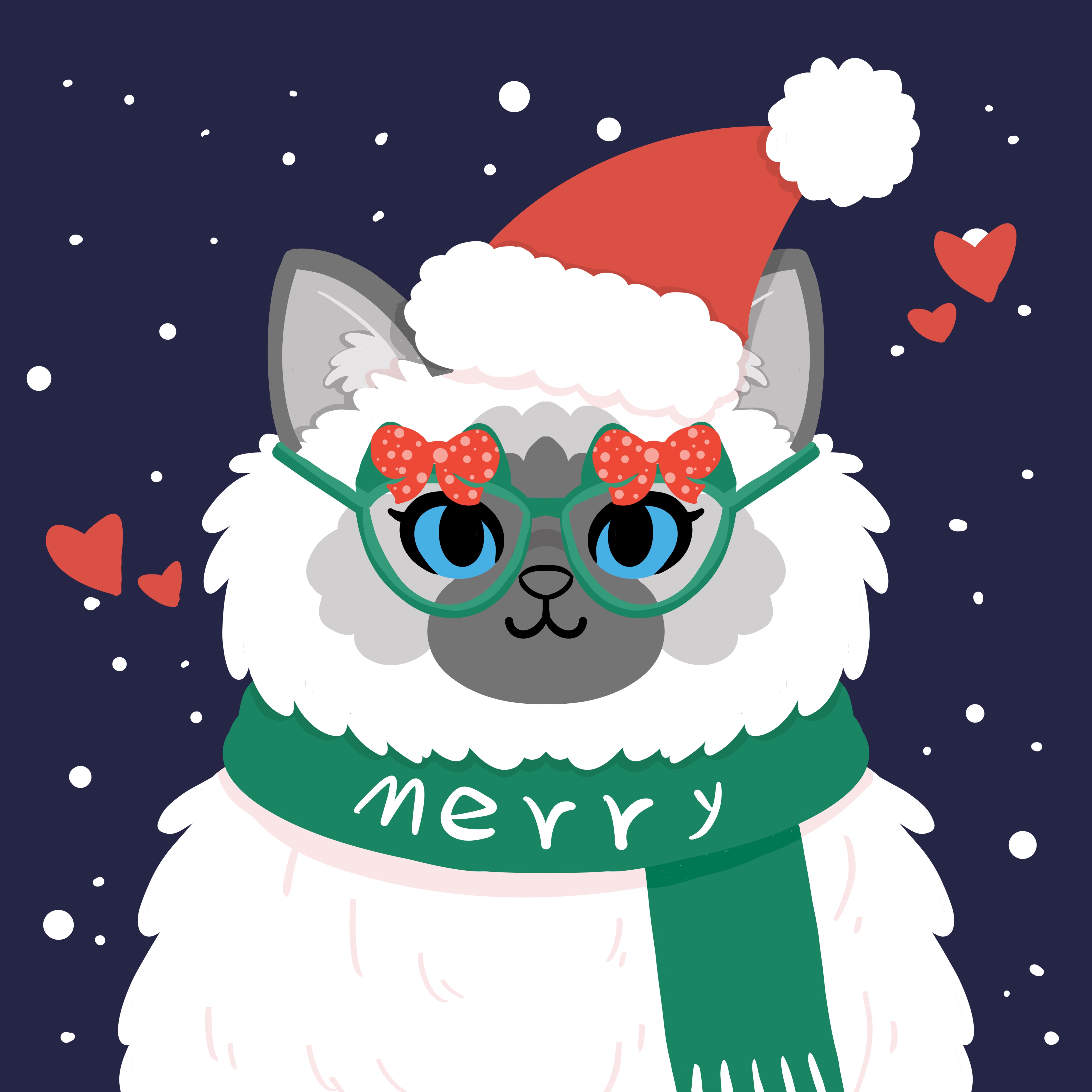 christmas cat