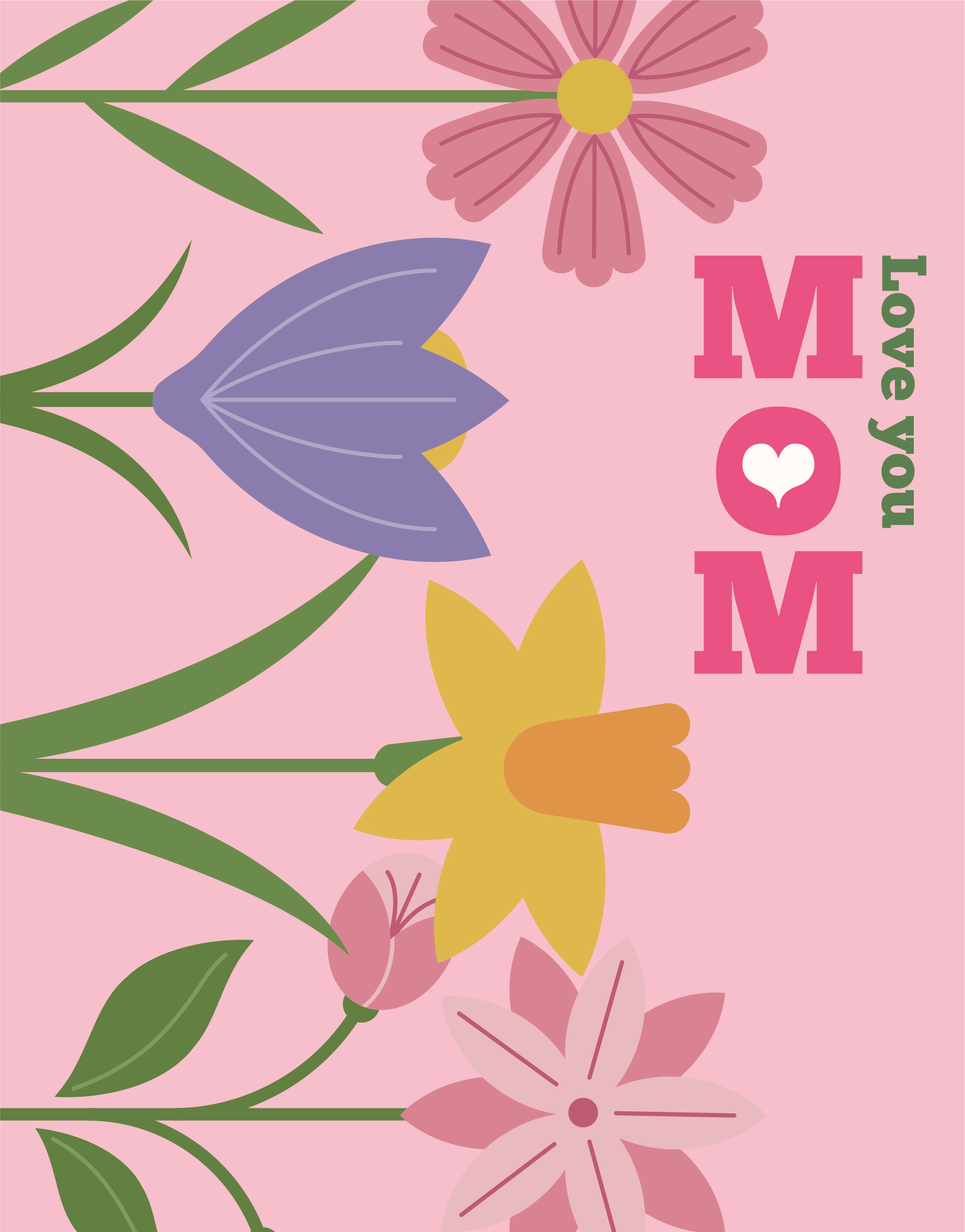 Floral Mother’s Day Illustrations