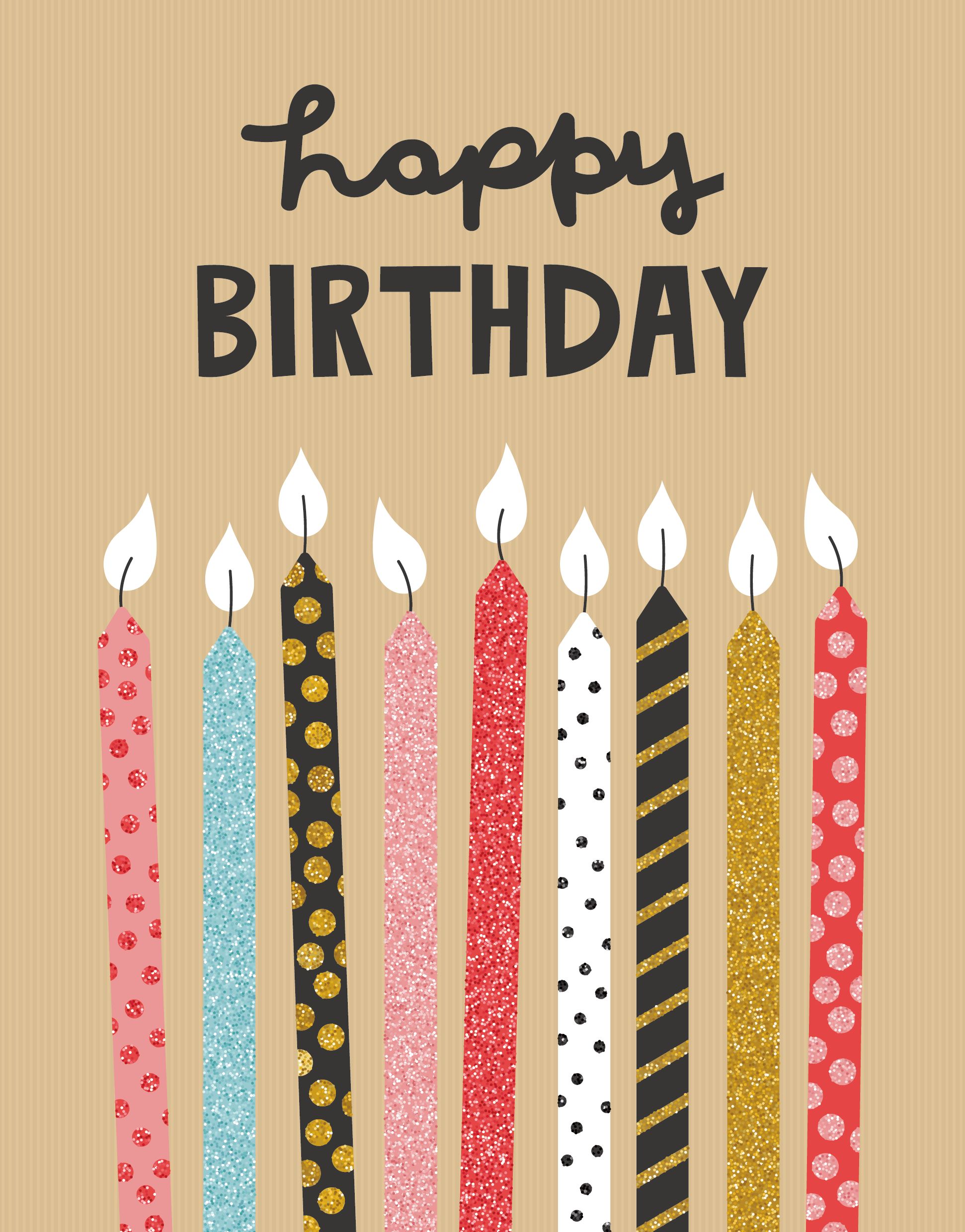 birthday candle illustration
