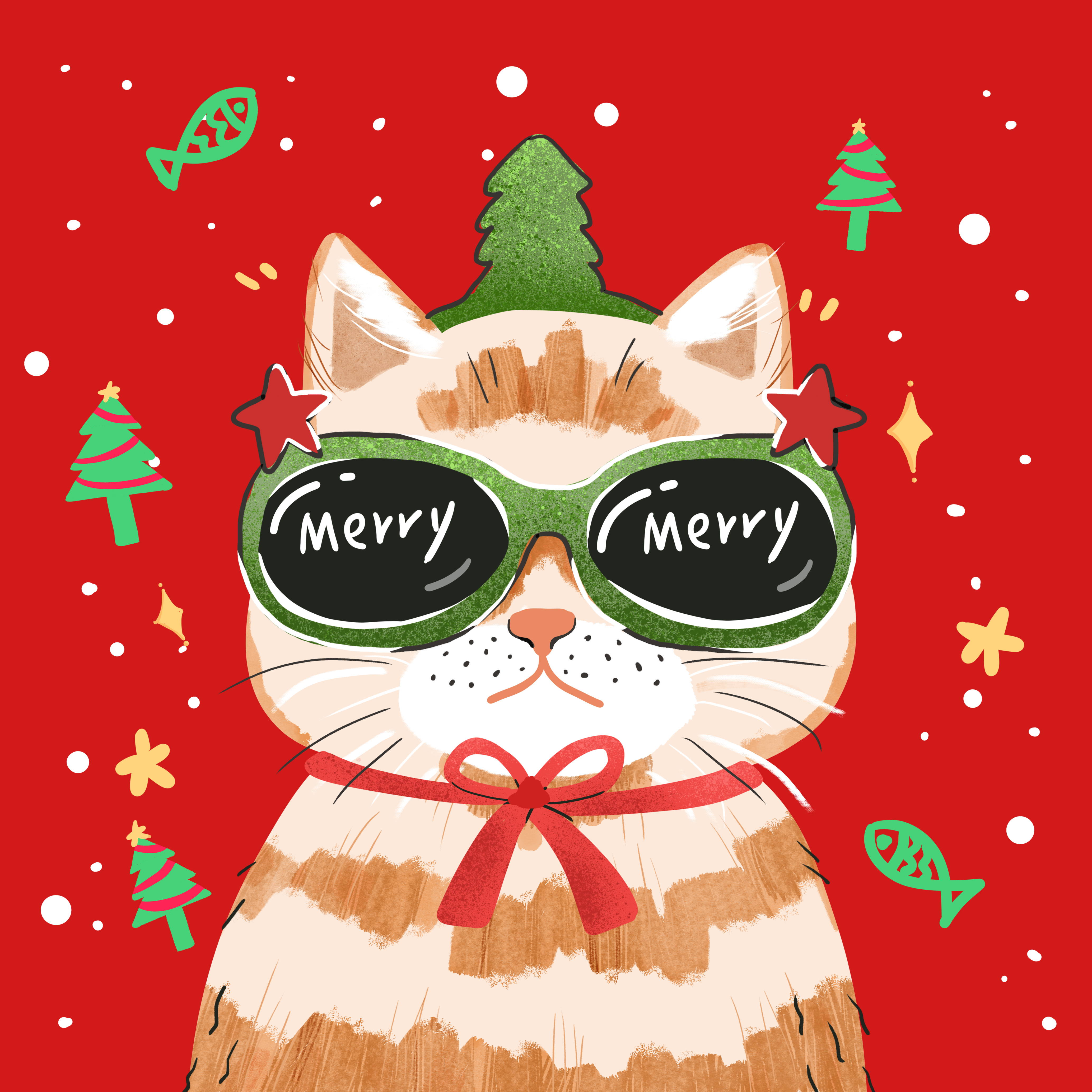 christmas cat