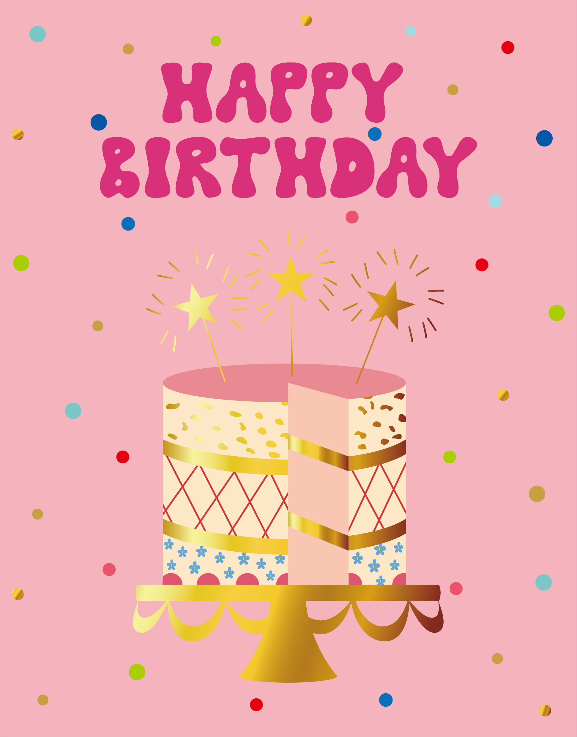 party cake graphic