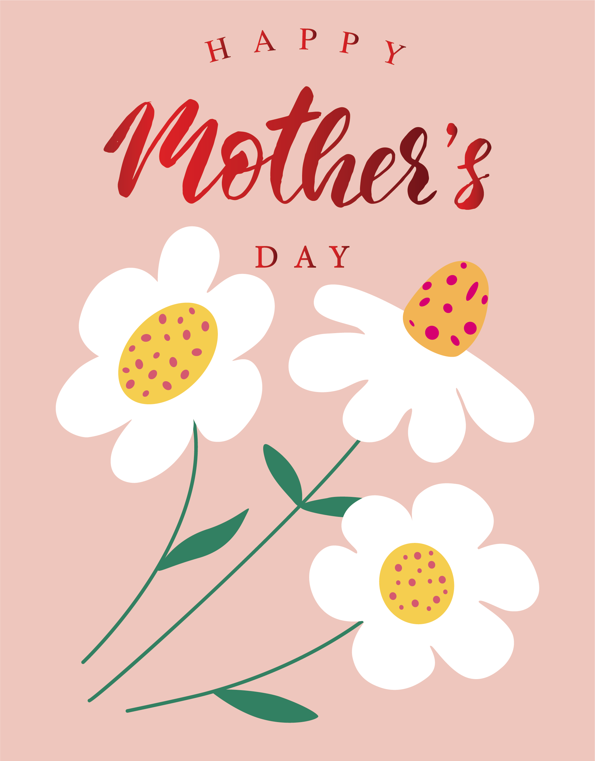 Floral Mother’s Day Illustrations