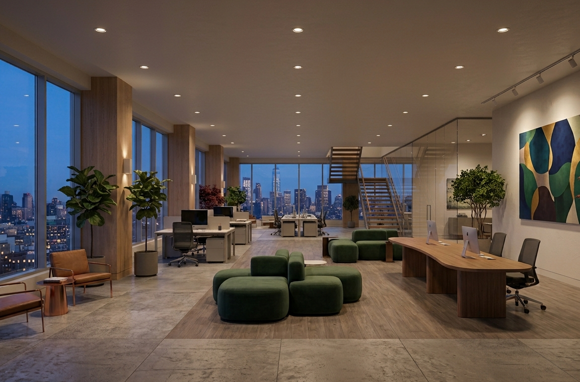 60 beam angle commercial office lighting