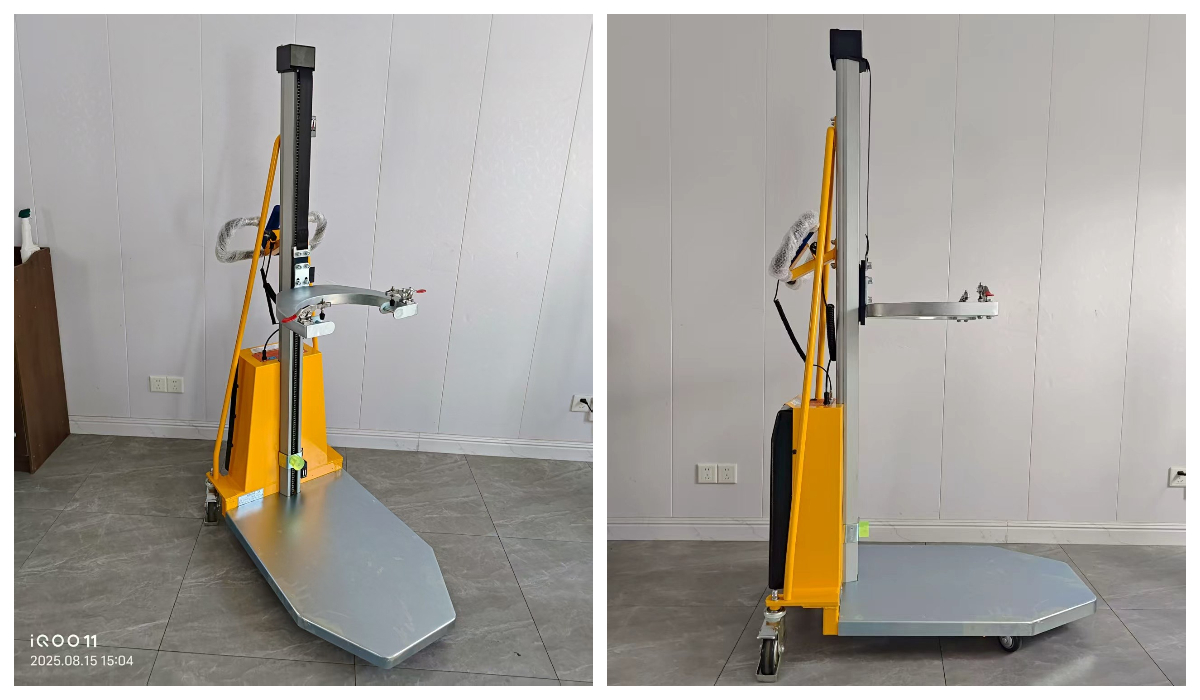 Electric Work Positioner with Drum Clamp