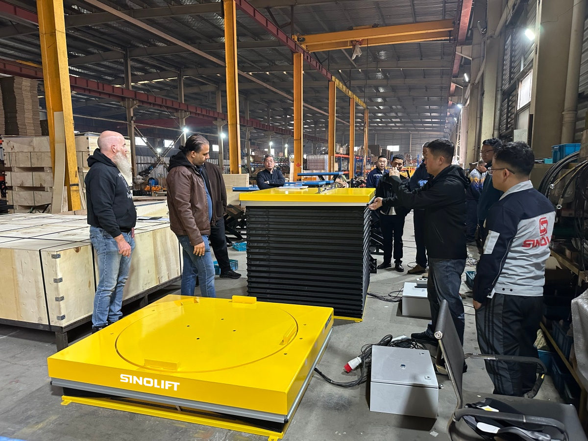 Strengthening Global Bonds: Australian Partners Explore the Craftsmanship Behind SINOLIFT Scissor Lift Tables