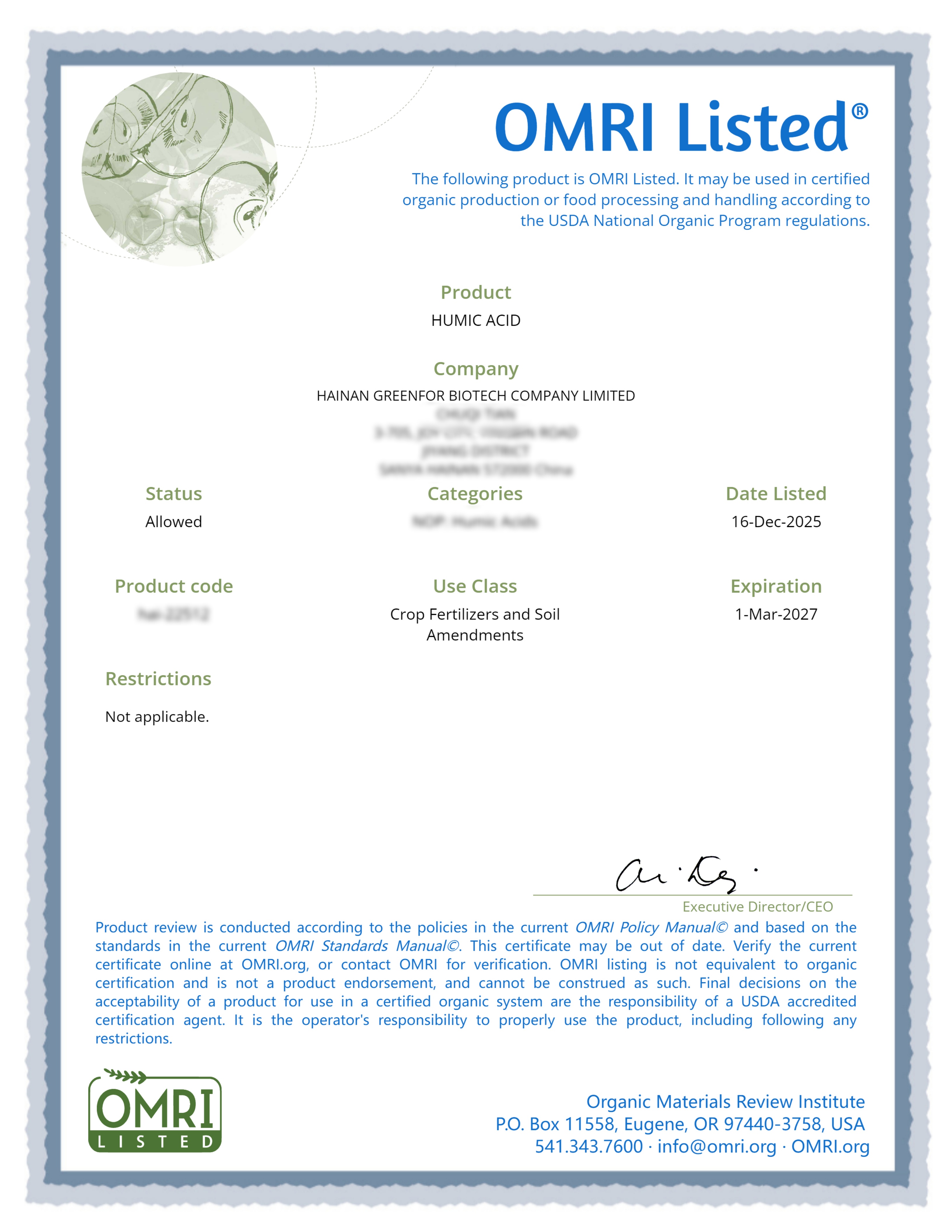 humic acid