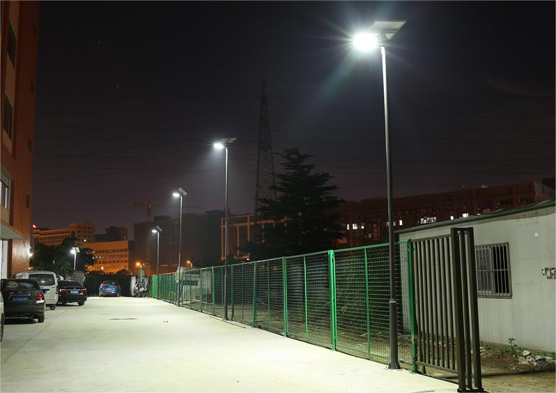 All in one solar street light