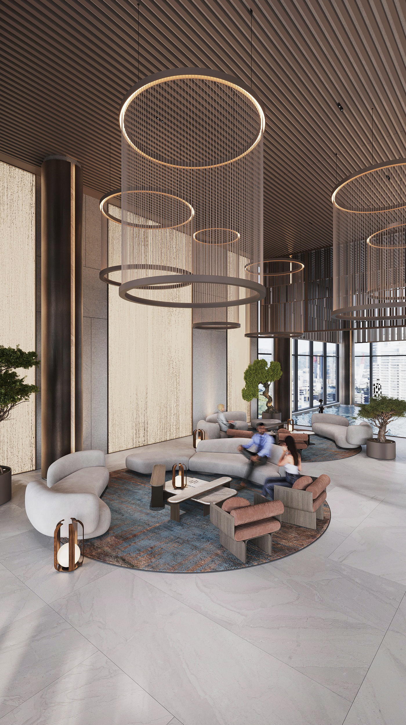 Modern hotel lighting
