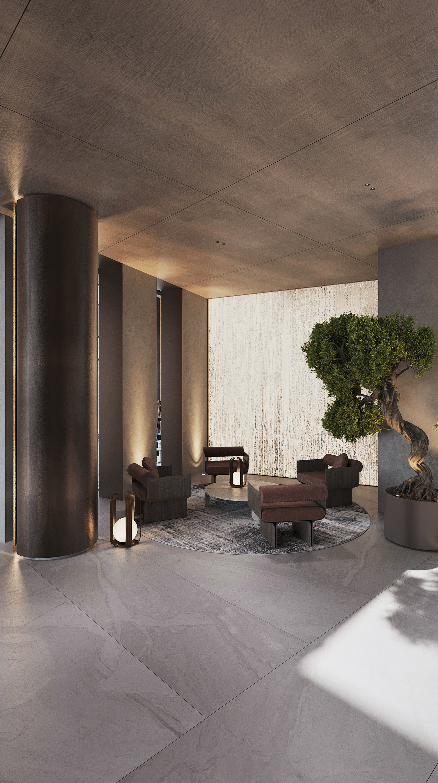 Modern hotel lighting