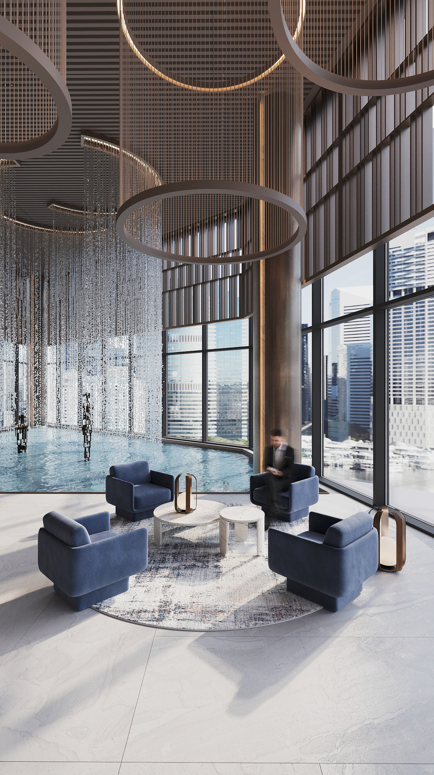 Modern hotel lighting