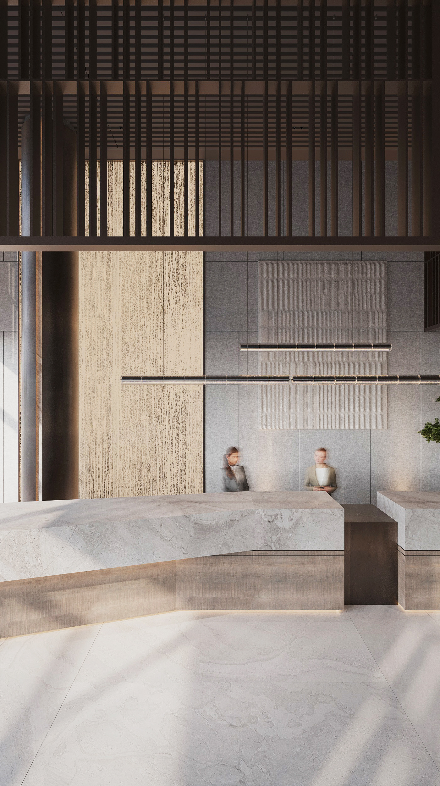 Modern hotel lighting