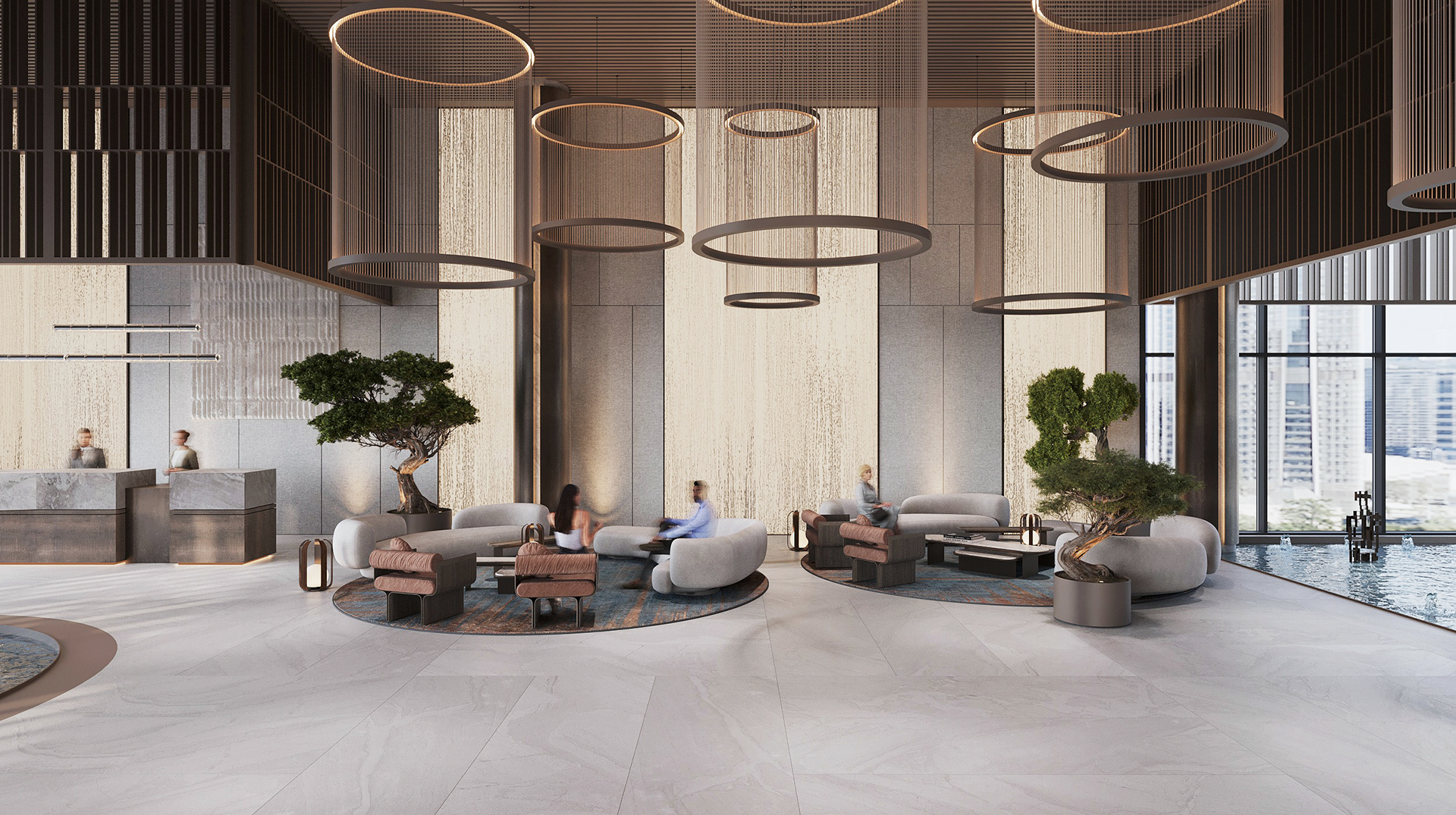 Modern hotel lighting