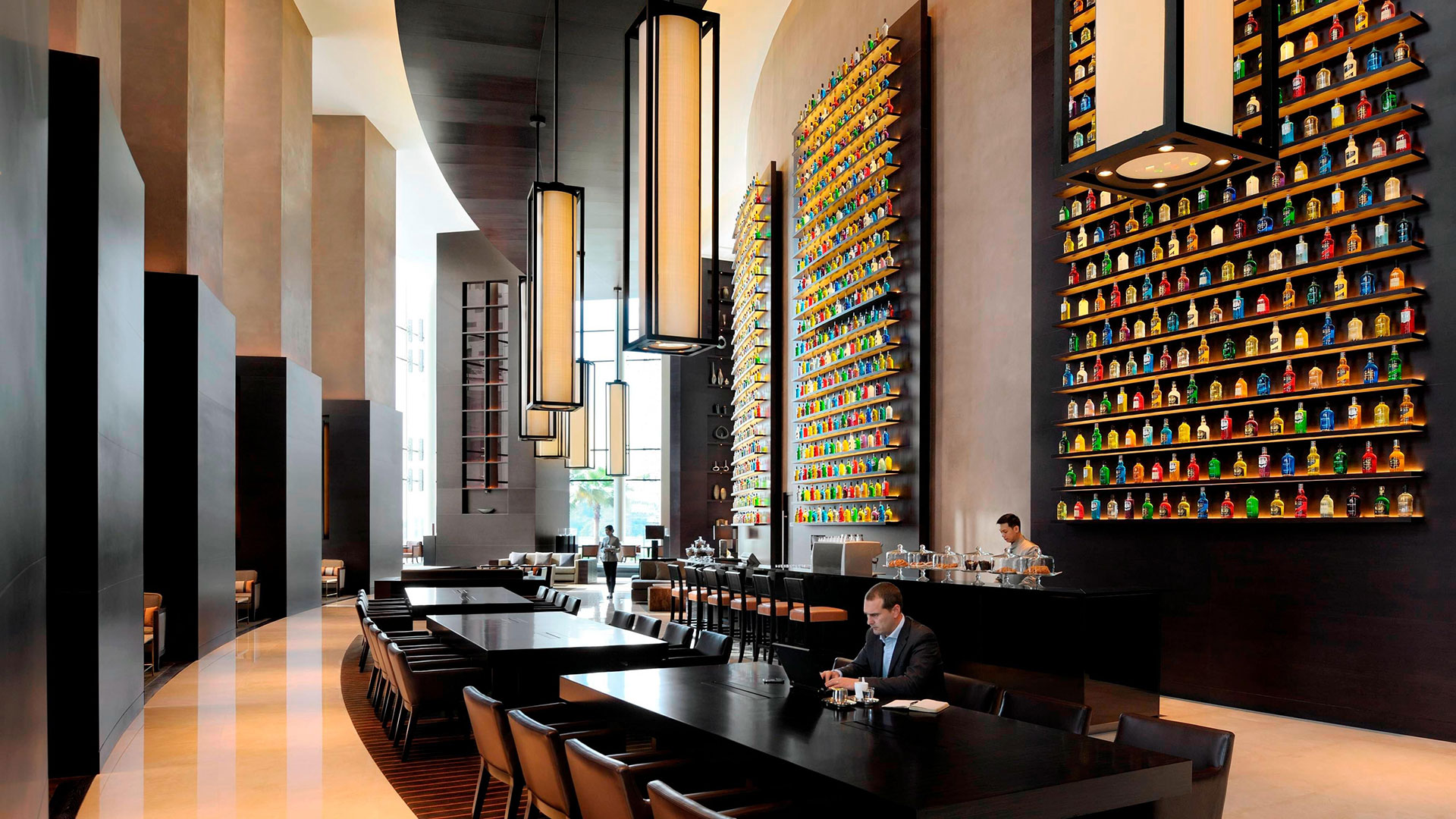 #JW hotel bespoke lighting #Hotel lighting design #lighting solutions