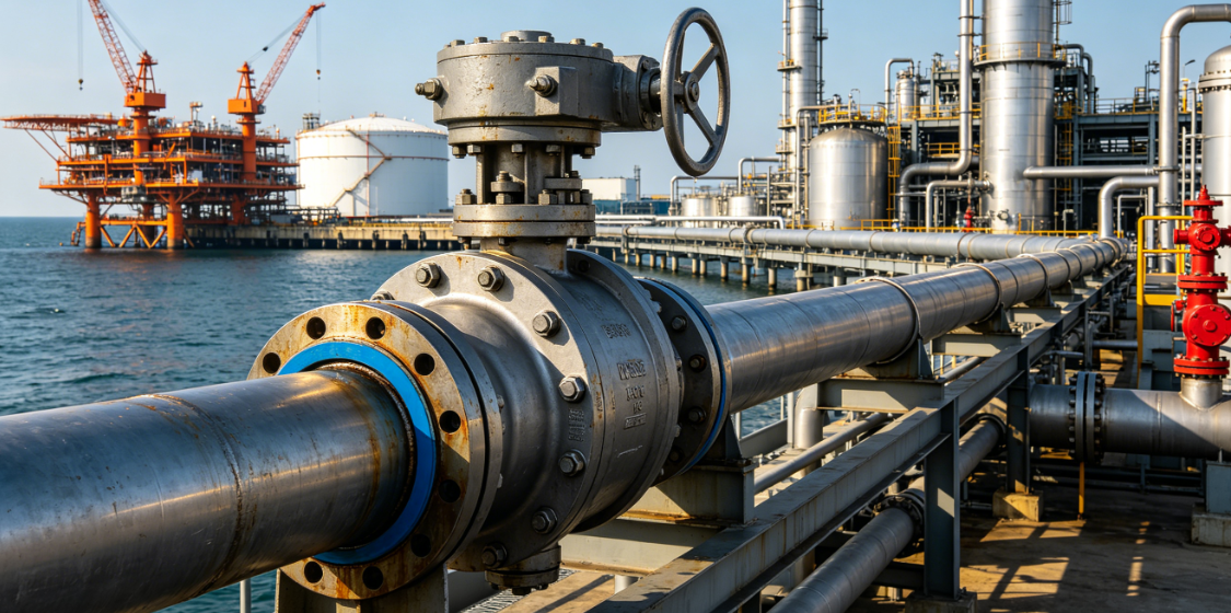 trunnion-mounted ball valve