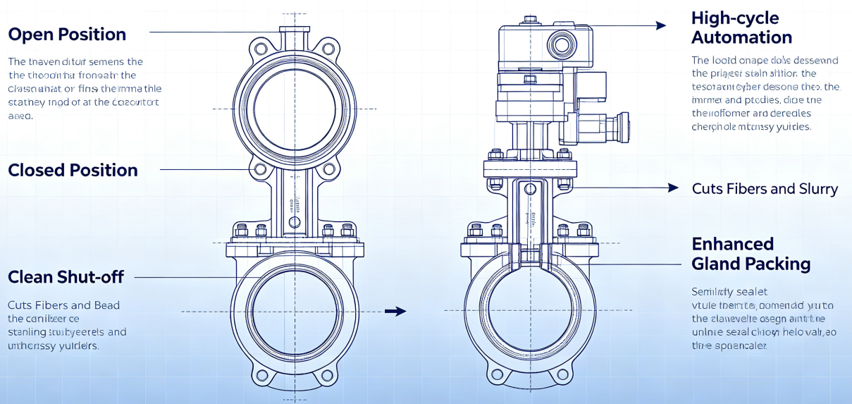 Pneumatic Knife Gate Valve