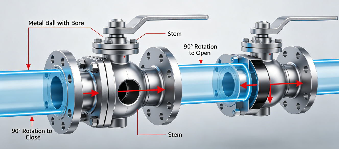 high pressure ball valve