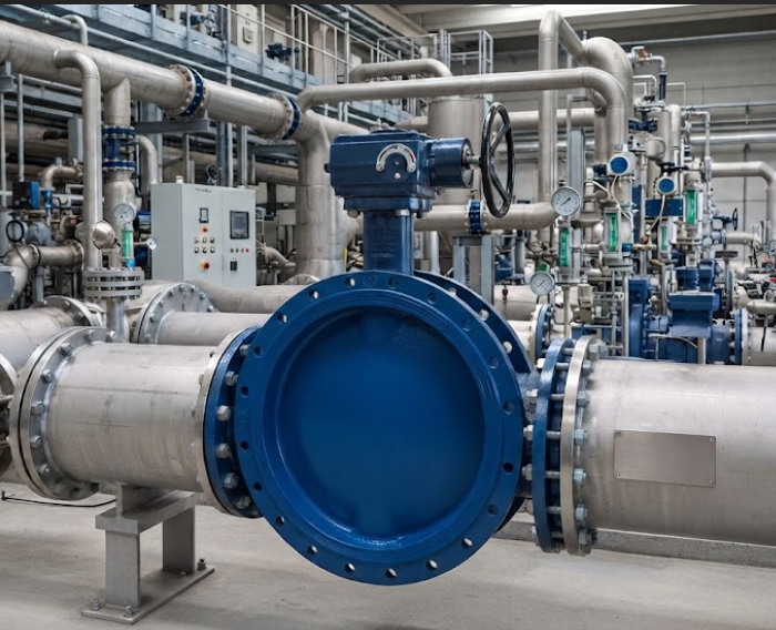 Double Flanged Butterfly Valve