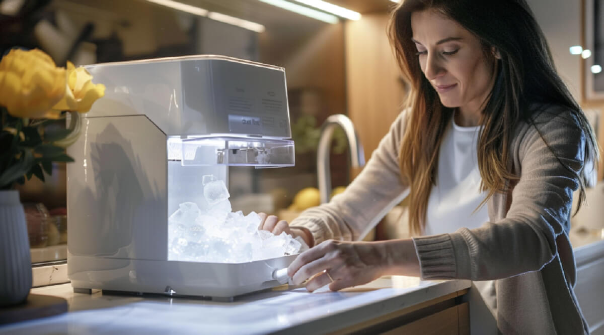 using ice maker