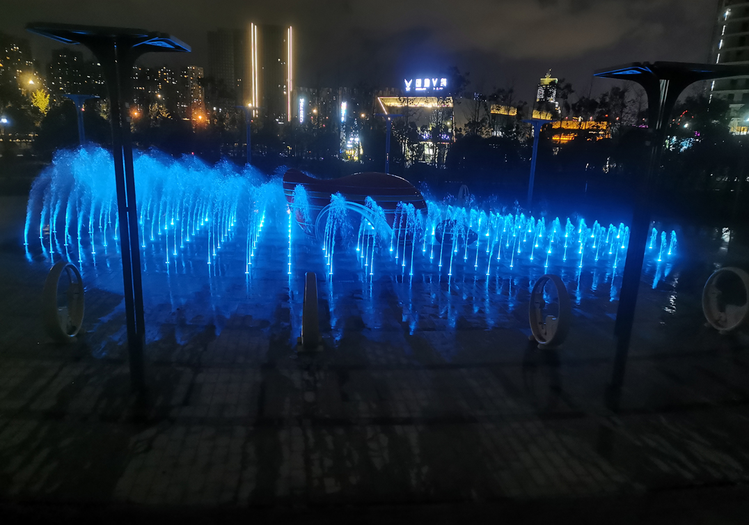 Led fountain lights