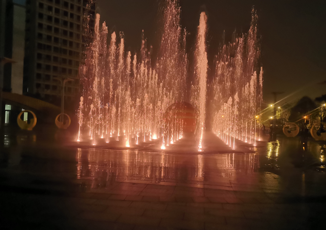 Led fountain lights