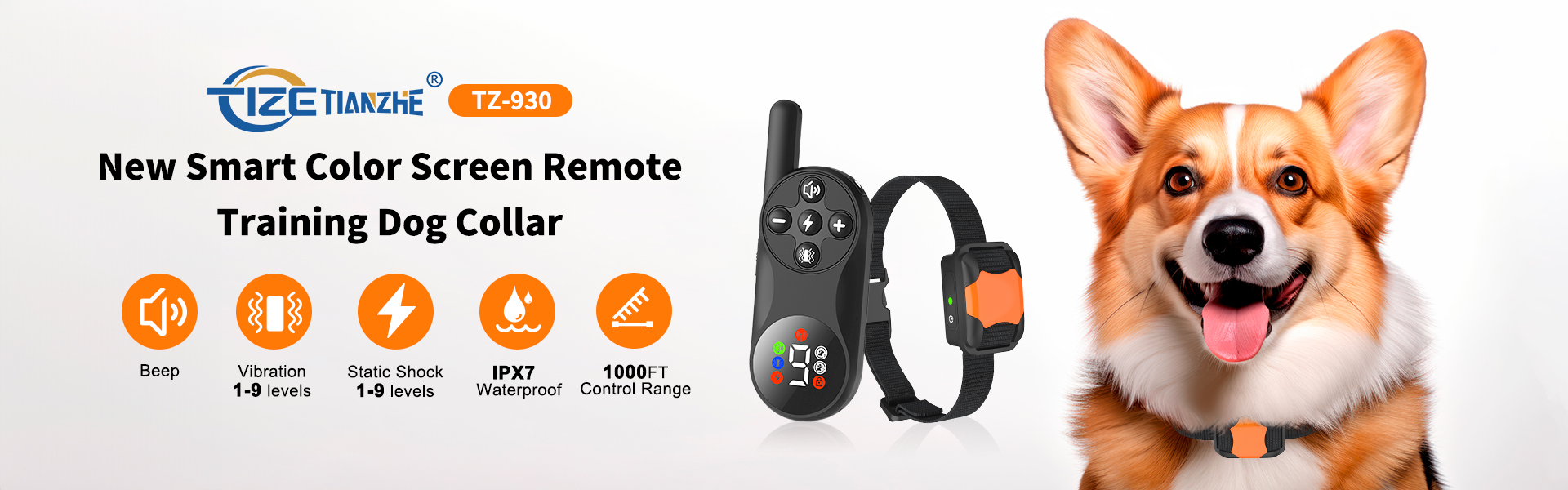 TZ-930 remote dog training collar