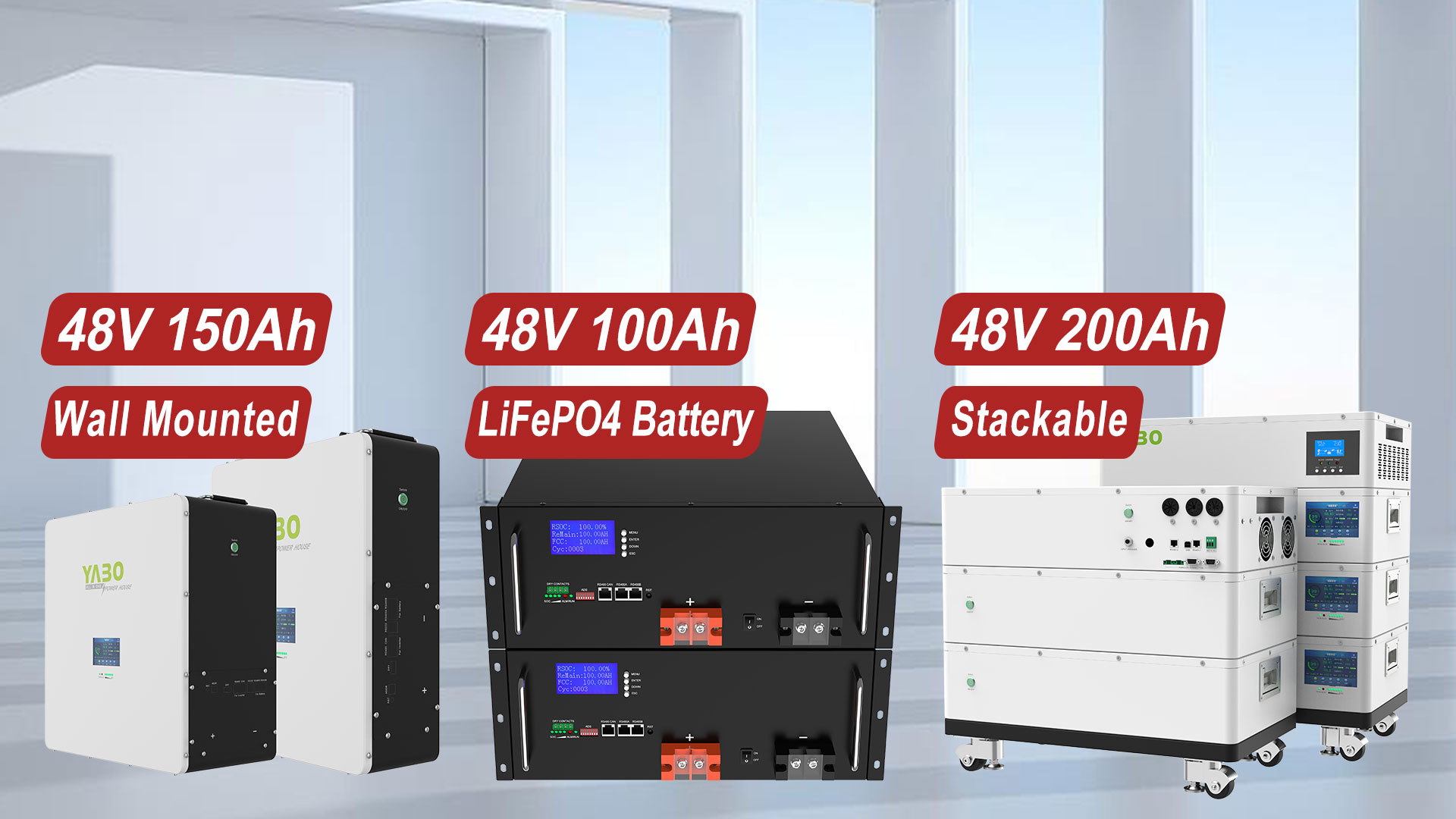 The 48V Stackable LiFePO4 Battery for Smart Cities