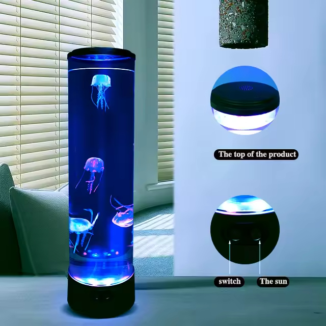 Lifelike Jellyfish Movements in Lamp