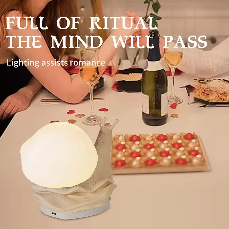 Festive Ambient Lighting with Snail Lamp