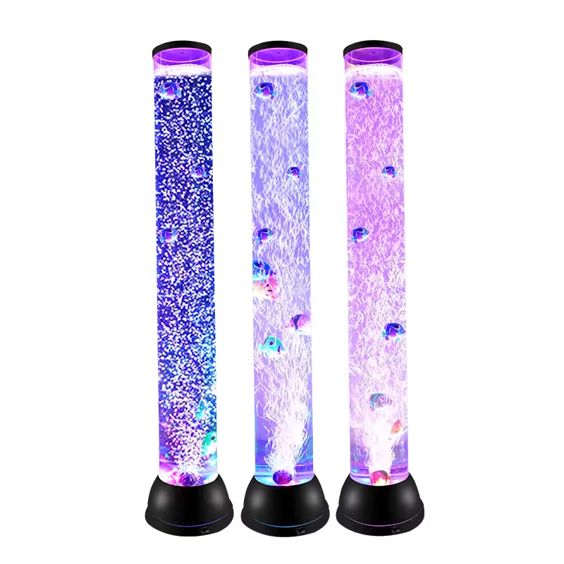 Bubble Fish Lamp with Magical Bubble Water