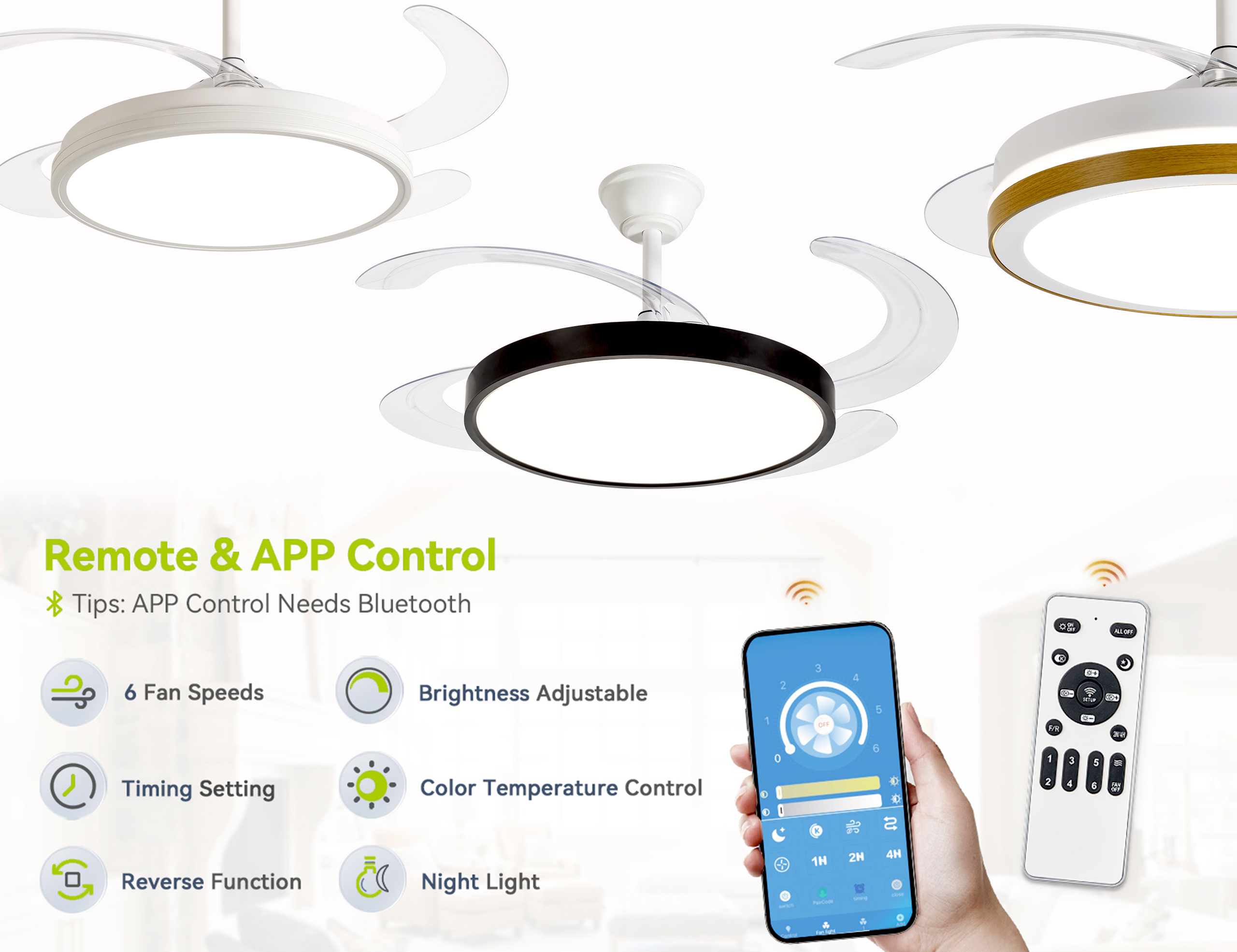 Invisible Ceiling Fans
