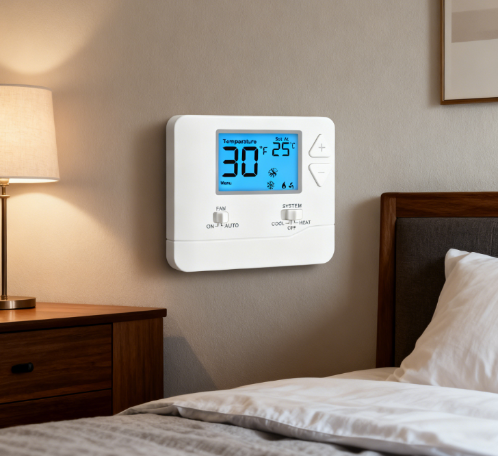 Ocean Controls Limited 1H/1C Heat Pump Thermostat - Your Solution for Residential HVAC Comfort