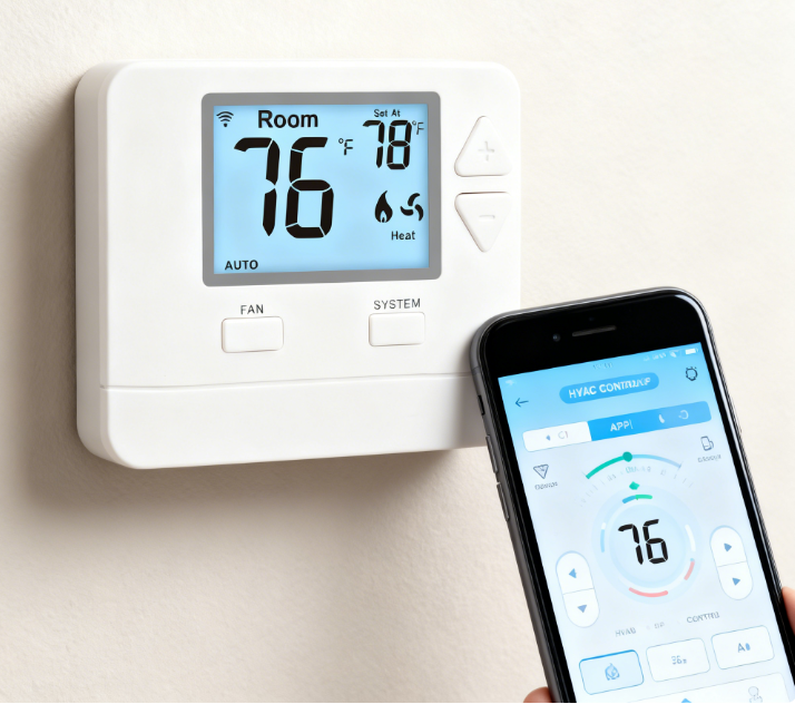 Ocean Controls Limited 1H/1C Heat Pump Thermostat - Your Solution for Residential HVAC Comfort