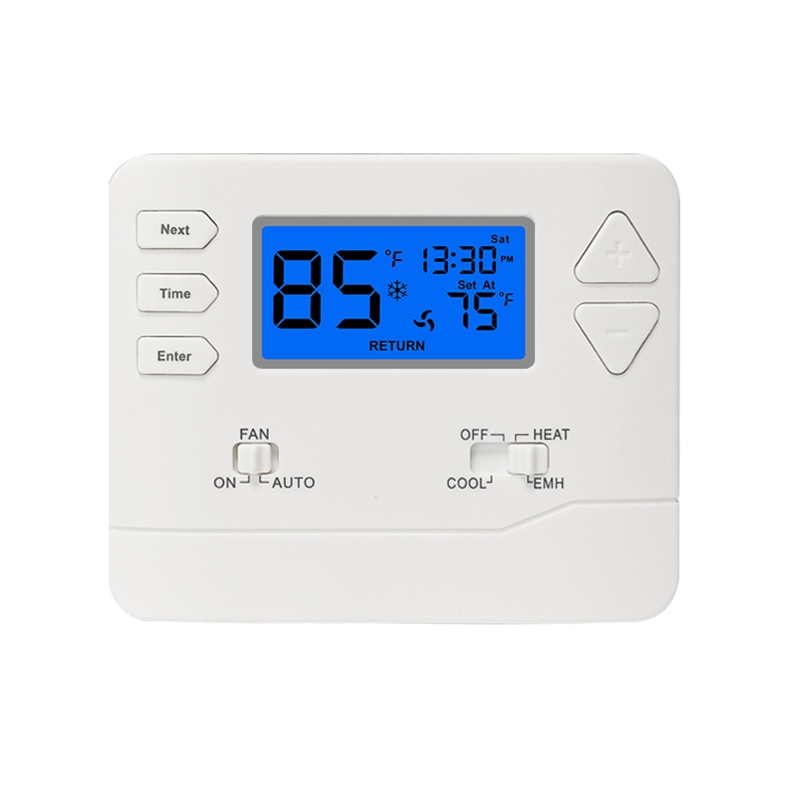Riseem thermostats feature large, crystal-clear LCD displays with bright backlighting, ensuring visibility day or night. The controls are intuitive—typically simple