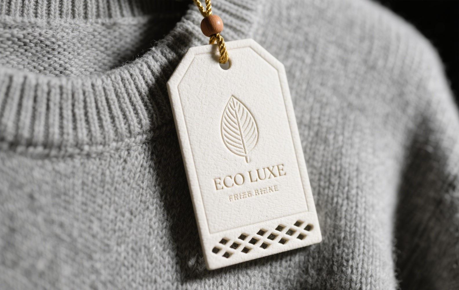 Budget-friendly kraft paper hang tags with simple design.
