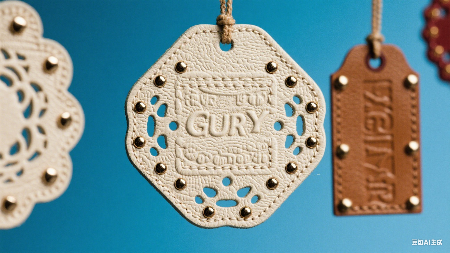 printed paper hang tags from different fashion brands