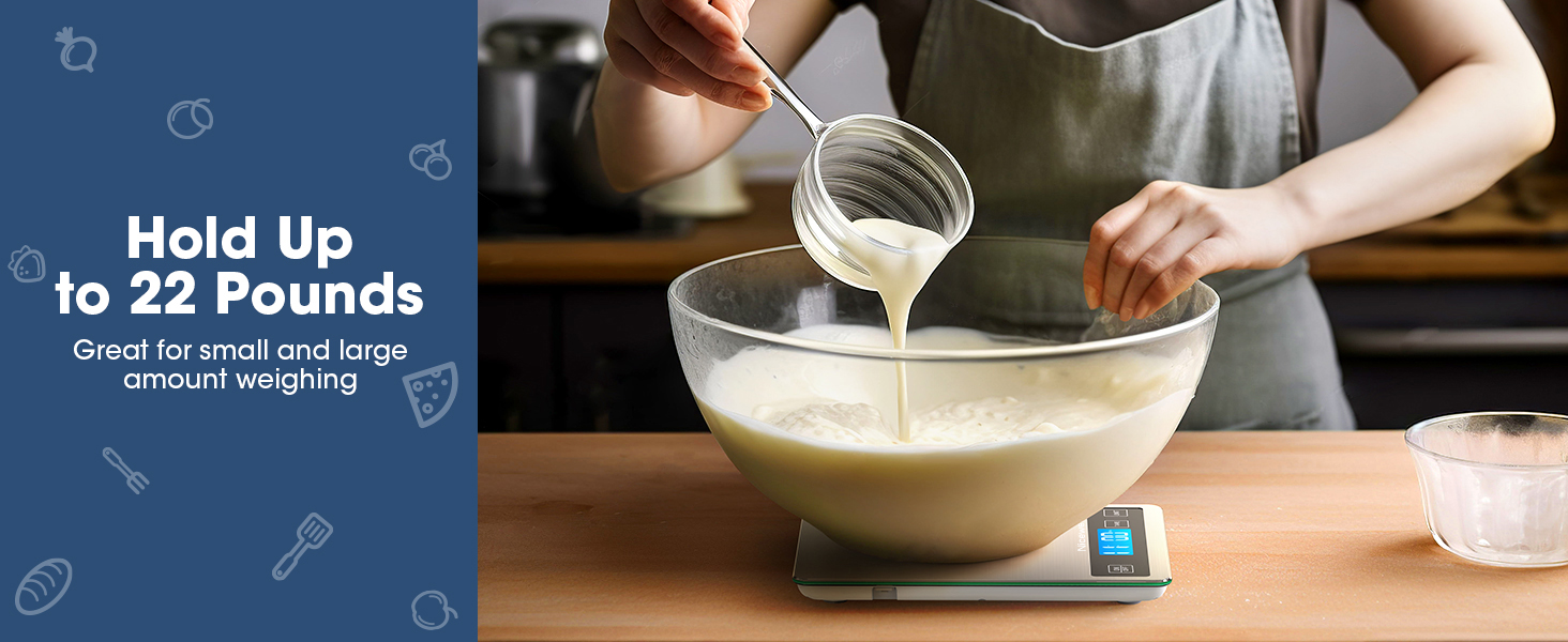 Tare Function fo kitchen scales