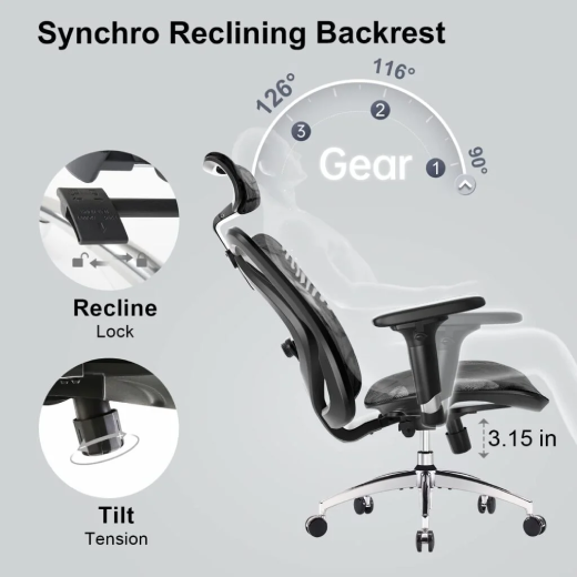 office chair tilt control mechanism