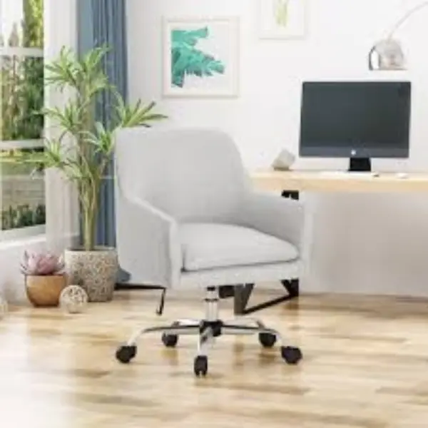 Chrome Base Office Chair