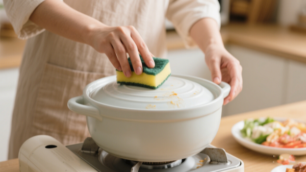 Gentle Cleaning Ceramic stock pots Gentle Cleaning Ceramic stock pots